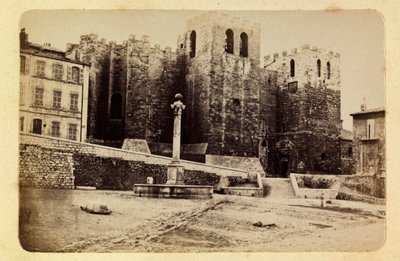 La ciudad de Marsella y sus alrededores alrededor de 1885-1890: la iglesia de San Víctor, colección privada de Anonymous Anonymous