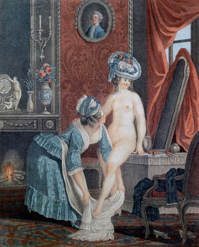 El tocador por Louis Marin Bonnet (1736 - 1793) de Anonymous Anonymous