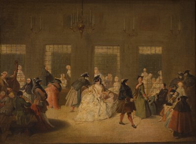 Tema del Carnaval veneciano, En el Parlatorio del Monasterio de Anonymous Anonymous
