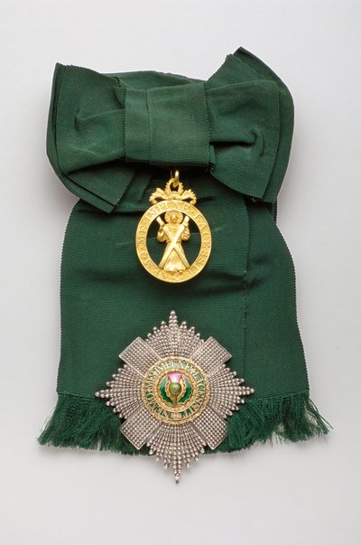 Reino Unido - Orden del Cardo - Parte superior: Insignia, modelo de prescripción, hecha por John James Eddington (Londres) de Anonymous Anonymous
