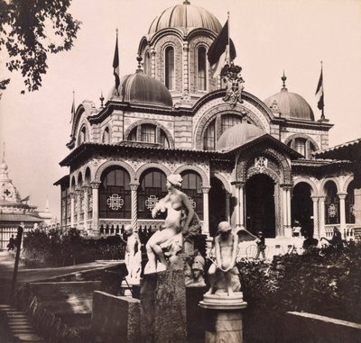 Exposición Universal de 1900 en París: Pabellón de Serbia - colección privada de Anonymous Anonymous
