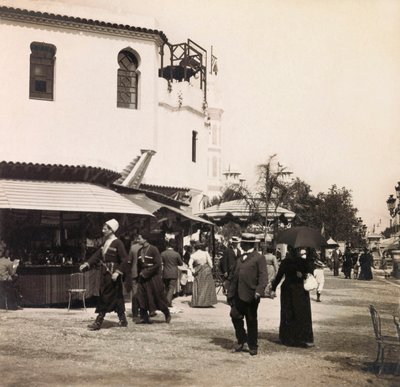 Exposición Universal de 1900 - Exposición Universal de 1900 en París: La calle de El Cairo - colección privada de Anonymous Anonymous