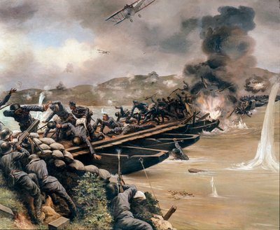 Primera Guerra Mundial: Batalla del río Piave o Batalla del Solsticio o Batalla de mediados de junio, junio de 1918 de Anonymous Anonymous