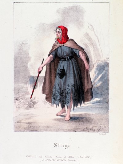 Personaje de bruja en Macbeth, ópera de Giuseppe Verdi de Anonymous Anonymous