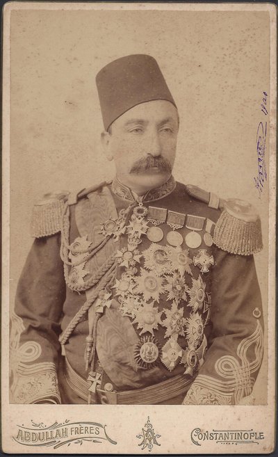 Retrato del sultán Abdulhamid II (1842-1918) - Sultán Abdulhamid II (1842-1918), Emperador de los Otomanos, Califa de los Fieles, Anónimo. Fotografía de Anonymous Anonymous
