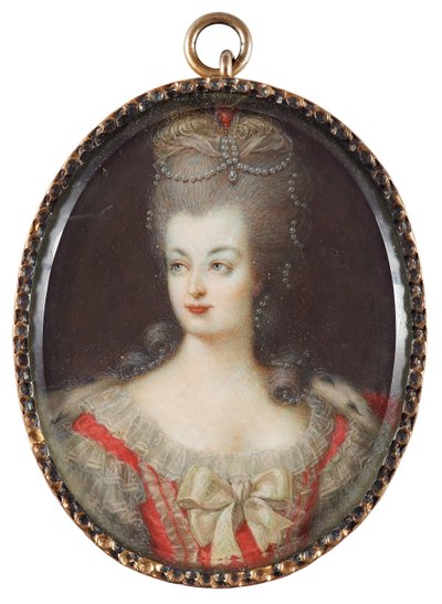 Retrato de la Reina María Antonieta de Francia (1755-1793) de Anonymous Anonymous