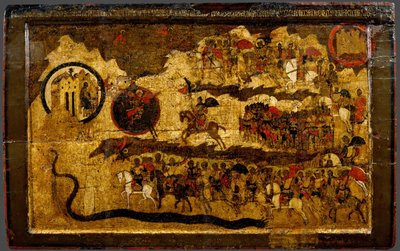 Bendito sea el anfitrión del Rey del Cielo de Anonymous Russian icon painter