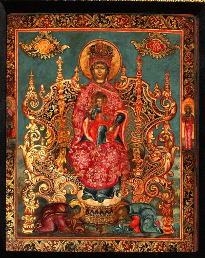 Madre de Dios Pecherskaya, siglo XVIII de Anonymous Russian icon painter