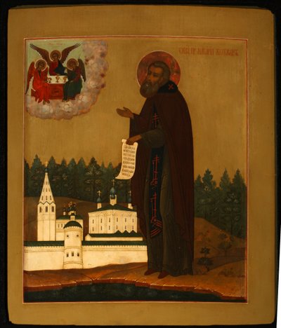 San Macario de Unzha, principios del siglo XX de Anonymous Russian icon painter