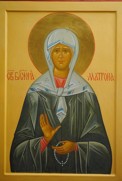 Santa Matrona de Moscú, siglo XX de Anonymous Russian icon painter
