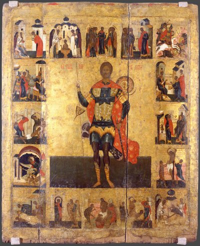 San Nicetas el Gótico, siglo XVI de Anonymous Russian icon painter