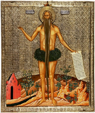 San Onofre, 1670s de Anonymous Russian icon painter