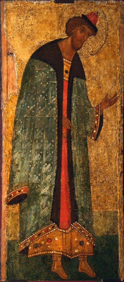 San Príncipe Boris, siglo XV de Anonymous Russian icon painter