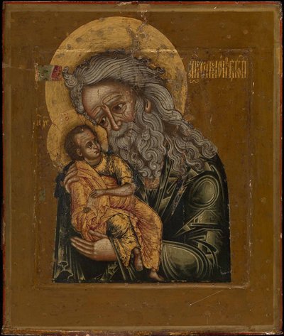 Simeón el Dios-Recibidor, 1800 de Anonymous Russian icon painter