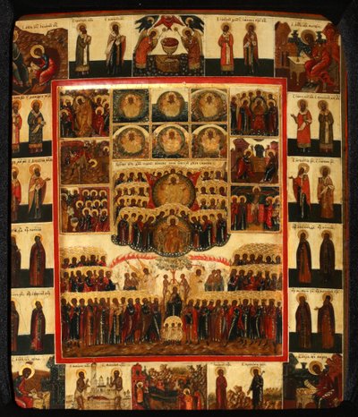 El Hexamerón de Anonymous Russian icon painter