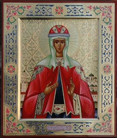 Venerable Sofía de Suzdal de Anonymous Russian icon painter