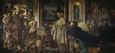 El banquete. Según Platón (segunda versión) de Anselm Feuerbach