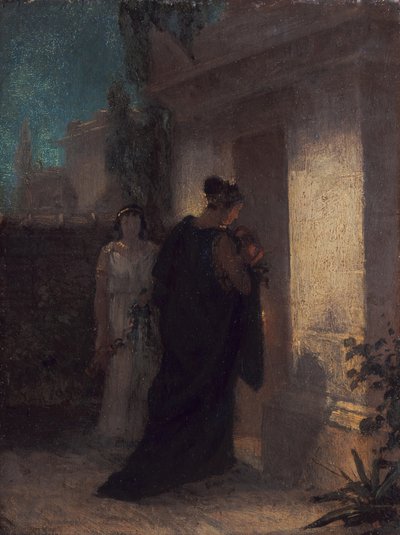 Mujer en luto (Antígona) de Anselm Feuerbach