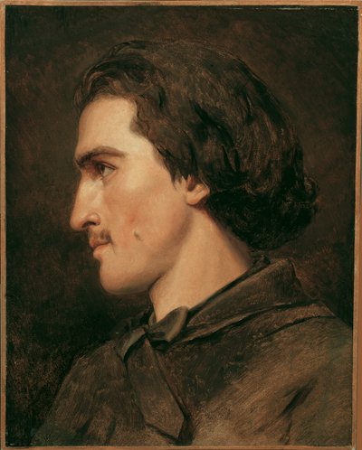 Auto retrato (?) de Anselm Feuerbach