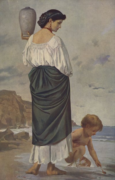 Aguador (pintura al óleo) de Anselm Feuerbach