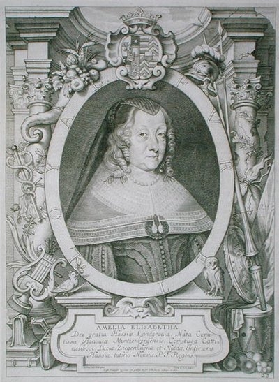 Amalie Elisabeth de Hanau-Muntzenberg (1602-51) de 