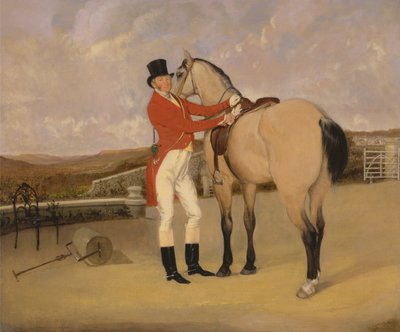James Taylor Wray de Bedale Hunt con su Dun Hunter de Anson Ambrose Martin