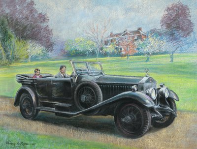 1927 Rolls Royce propiedad del Sr. H V Durose, Warwickshire de Anthea Durose