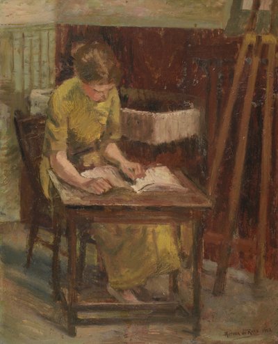 Chica leyendo (I) de Anthea Durose