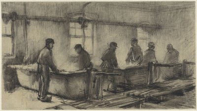Los rascadores en la tintorería de algodón de Anthon Gerhard Alexander van Rappard