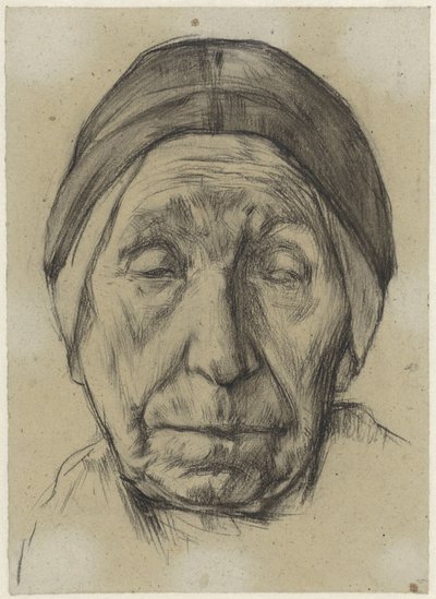 Cabeza de Jantien Klinker, de frente de Anthon Gerhard Alexander van Rappard