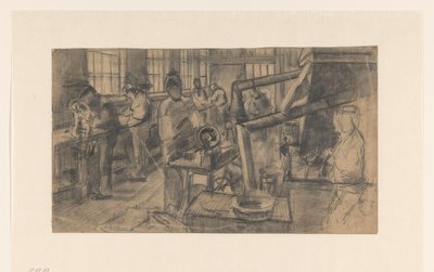 En la fábrica de plata de Anthon Gerhard Alexander van Rappard