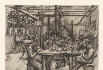 Taller en la fábrica de plata de Begeer de Anthon Gerhard Alexander van Rappard