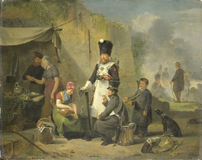 El seguidor del campamento de Anthonie Constantijn Govaerts
