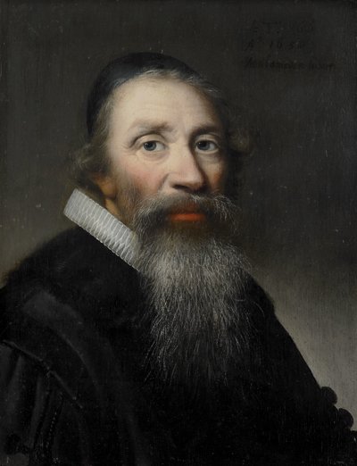 Retrato de un hombre, probablemente un clérigo de Anthonie Palamedesz (copy after)