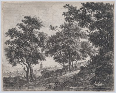 Bañistas, siglo XVII de Anthonie Waterloo