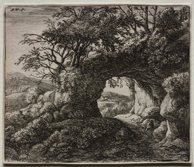 Cuatro Paisajes: La Roca Perforada de Anthonie Waterloo