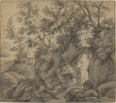 Paisaje con Barranco Boscoso de Anthonie Waterloo