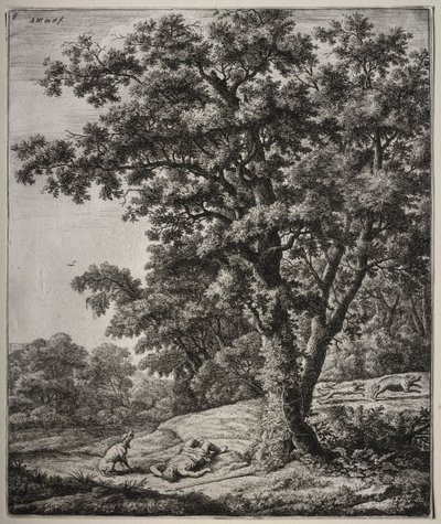 La muerte de Adonis de Anthonie Waterloo