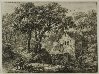 El molino del bosque de Anthonie Waterloo