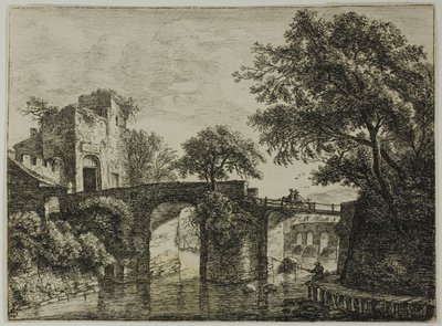 La ciudad en ruinas de Anthonie Waterloo