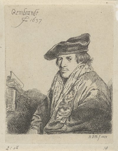 joven con sombrero de Anthonie Willem Hendrik Nolthenius de Man