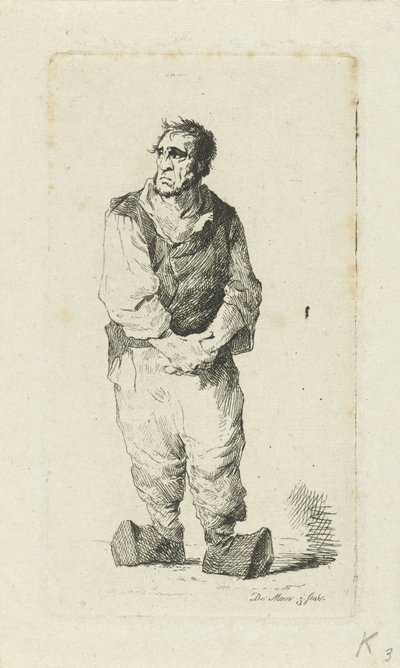 Hombre en zuecos de Anthonie Willem Hendrik Nolthenius de Man