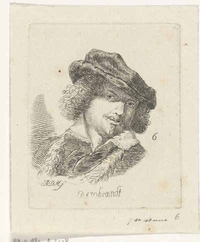 Retrato de Rembrandt de Anthonie Willem Hendrik Nolthenius de Man