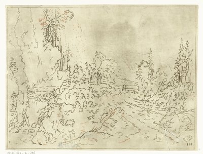 paisaje montañoso de Anthonie van den Bos