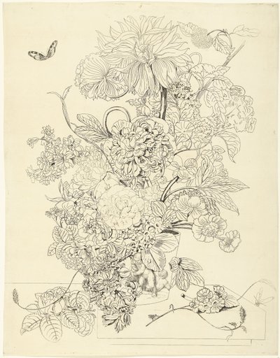 arreglo floral de Anthonie van den Bos