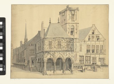 El antiguo ayuntamiento de Ámsterdam, 1641 de Anthonie van den Bos