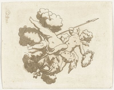 dos putti de Anthonie van den Bos