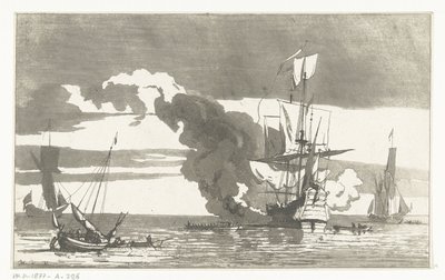 batalla naval de Anthonie van den Bos