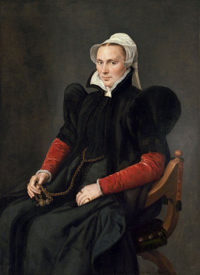 Retrato de mujer sentada de Anthonis van Dashorst (c.1519 1576/77) Mor