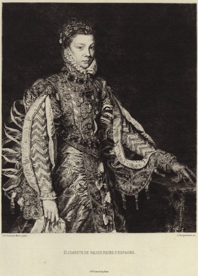 Isabel de Francia de Anthonis van Dashorst Mor